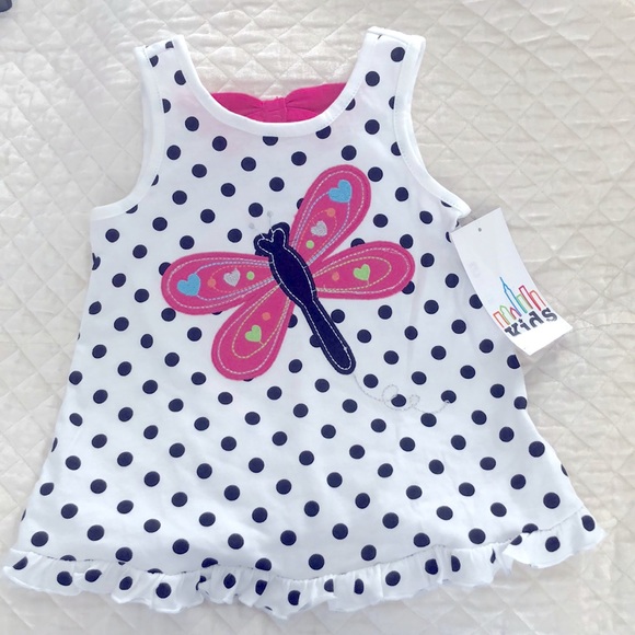Girls butterfly π¦ print tank top